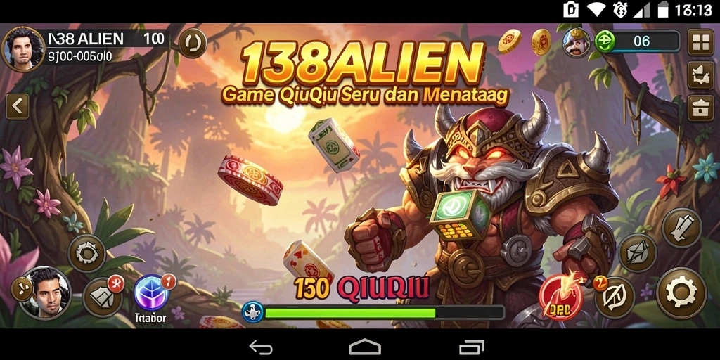 Tampilan menarik dari gameplay QiuQiu 138ALIEN.