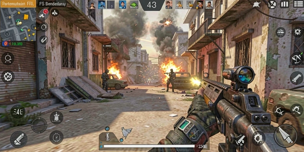 Gameplay mendebarkan di 234E dengan aksi intens.