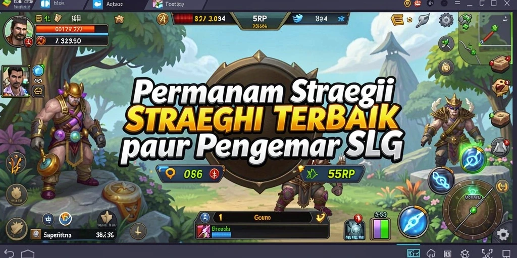 Tampilan gameplay SLG 55RP dengan strategi yang mendalam.