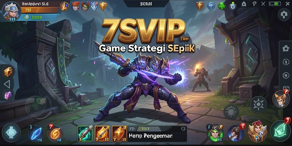 Tampilan gameplay SLG yang menegangkan dan strategis.