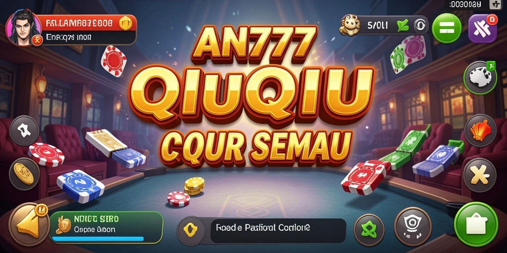 Tangkapan layar gameplay QiuQiu yang mendebarkan dari AN777.