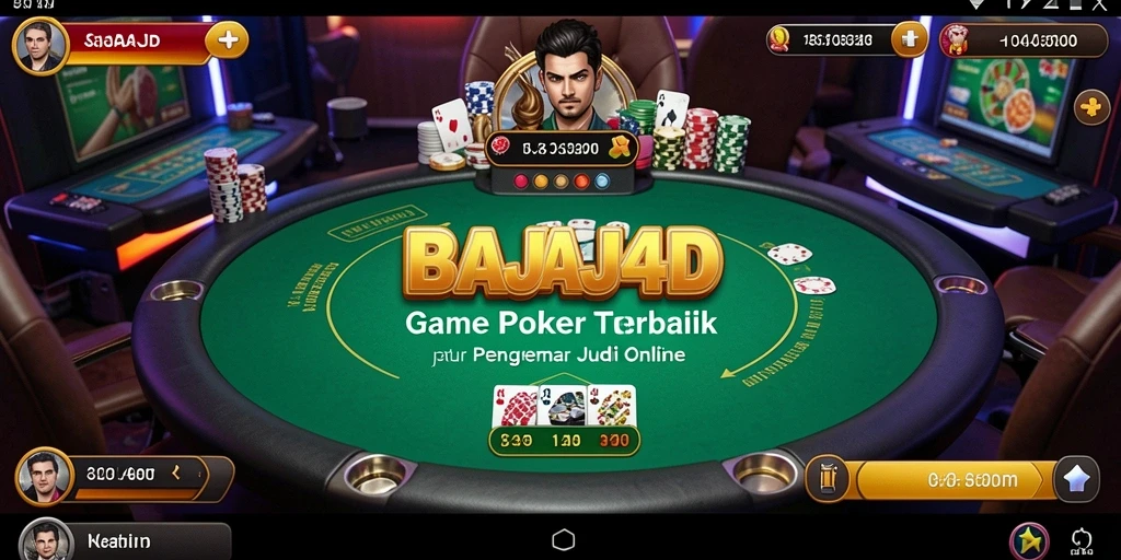 Tampilan gameplay menarik dari BAJAJ4D yang penuh aksi Poker.