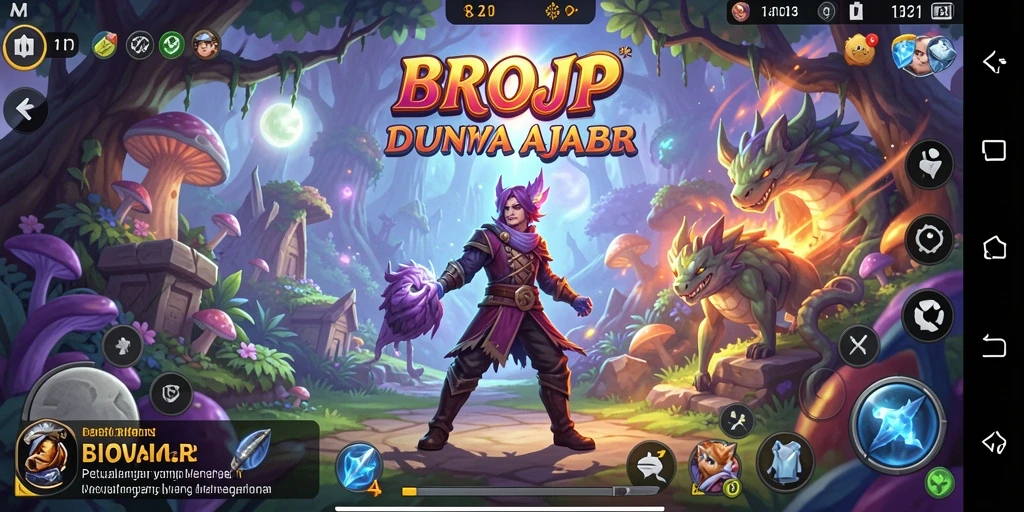 Tampilan Screenshot BROJP menampilkan aksi seru dalam gameplay Adventure.