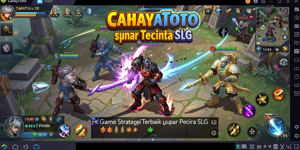 Screenshot gameplay CAHAYATOTO menampilkan pertempuran yang seru.