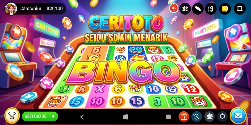 Tampilan gameplay menarik dari CERITOTO dengan suasana Bingo yang seru.