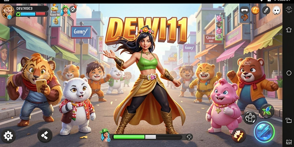 Gameplay seru DEWI11 dengan tantangan seru.