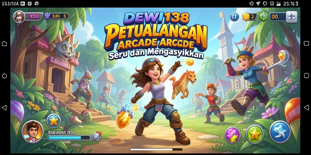 Tampilan utama gameplay DEWI138 yang dinamis dan interaktif.