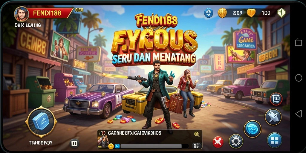 Tampilan gameplay FENDI188 yang penuh strategi dan bisnis.