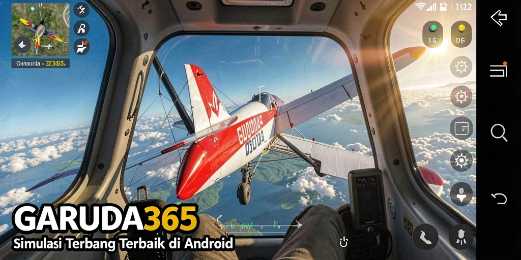Tampilan menarik dari gameplay GARUDA365 dengan simulasi penerbangan yang realistis.