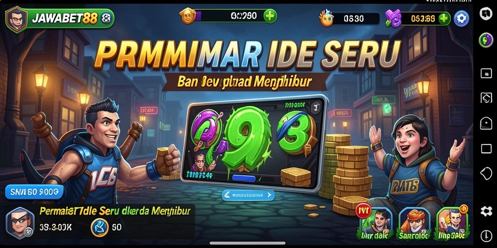 Tangkapan layar dari gameplay <strong>JAWABET88</strong> yang menunjukkan aksi seru dan karakter menarik.