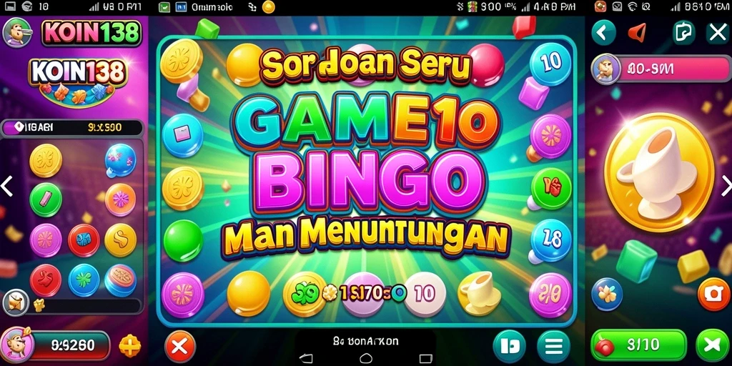 Tangkapan layar gameplay Bingo yang seru dan interaktif.