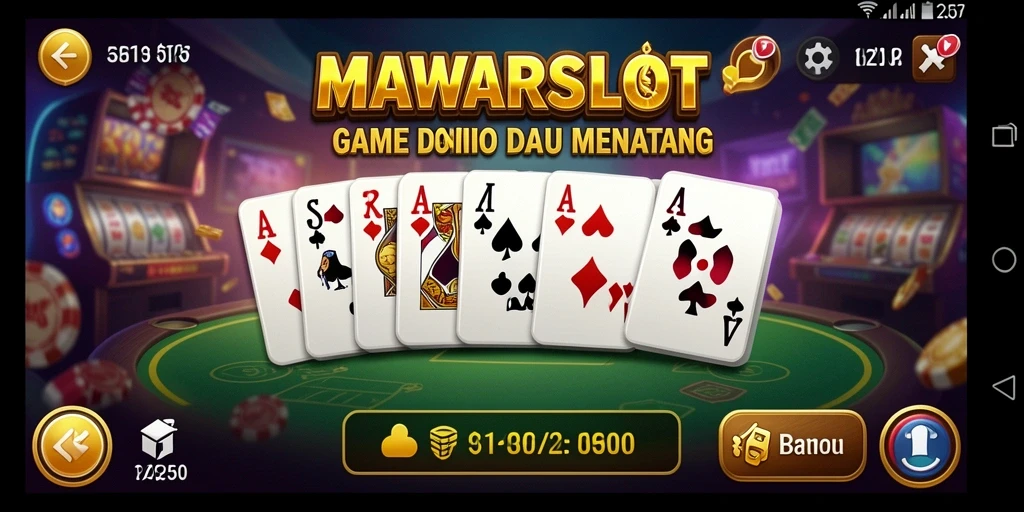 Screenshot gameplay <strong>MAWARSLOT</strong> menampilkan keseruan permainan Domino.