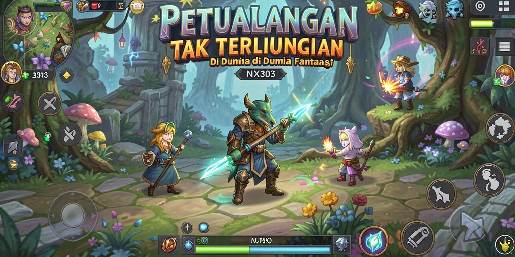 Tampilan gameplay NX303 yang menakjubkan dan penuh aksi.