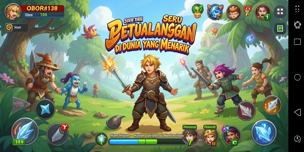 Tampilan gameplay OBOR138 yang penuh petualangan dan tantangan menarik.