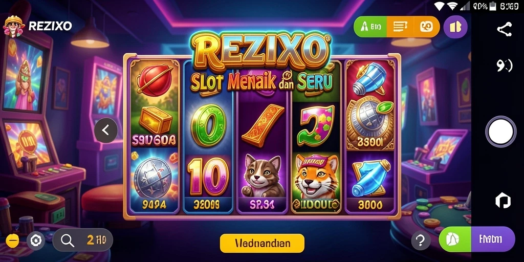 Tampilan gameplay menarik dari permainan Slot REZIXO.