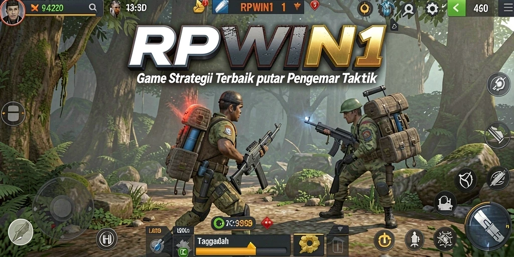 Screenshot menampilkan aksi taktis yang mendebarkan dalam RPWIN1.