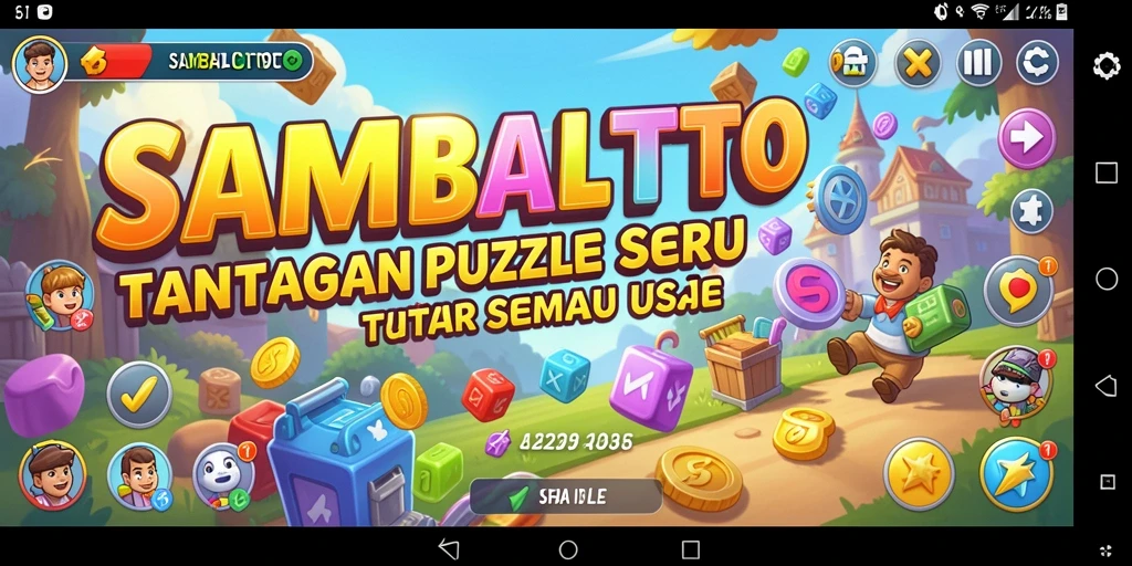 Tangkapan layar gameplay SAMBALTOTO dengan teka-teki yang menantang dan grafis menarik.
